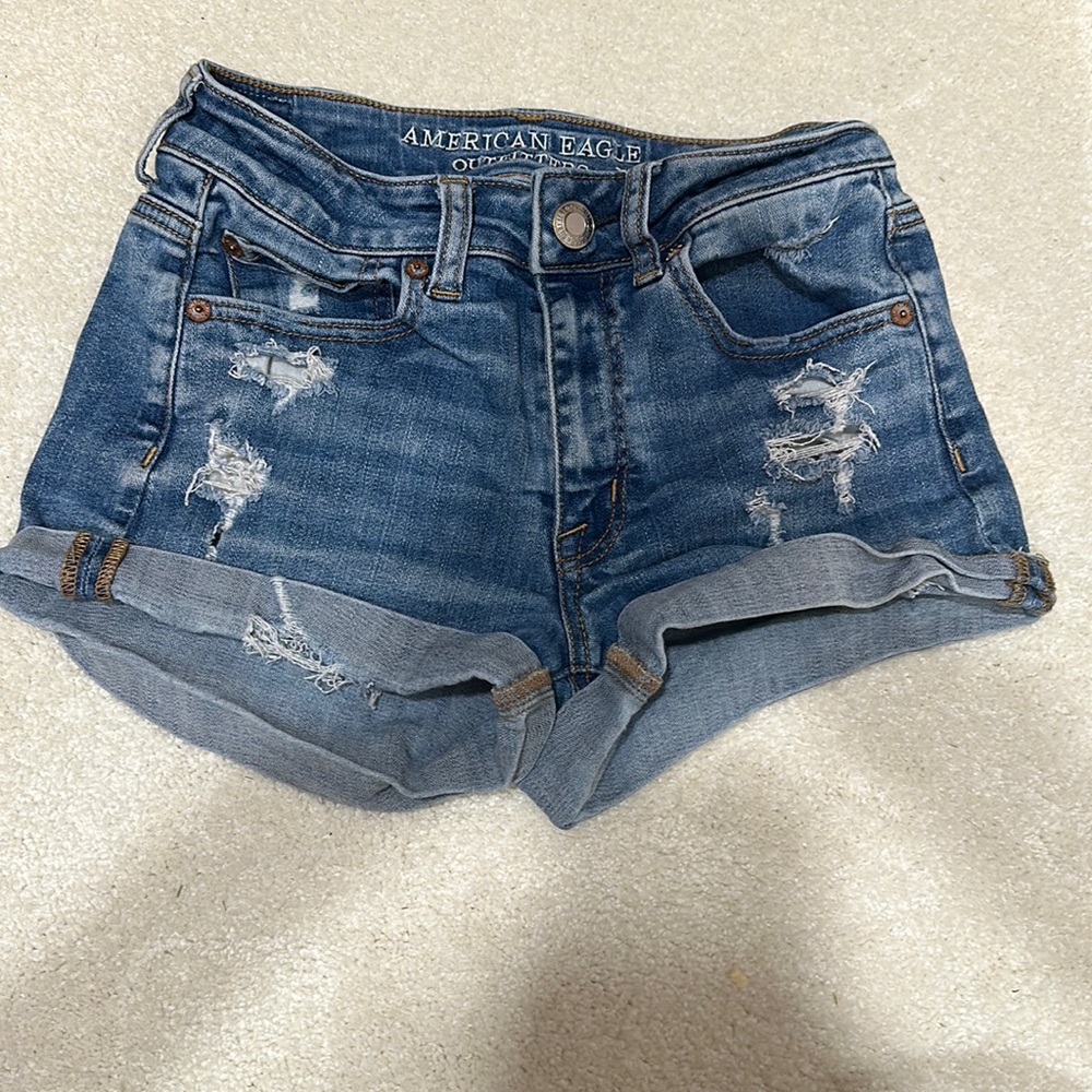 Womens American Eagle Jean Shorts